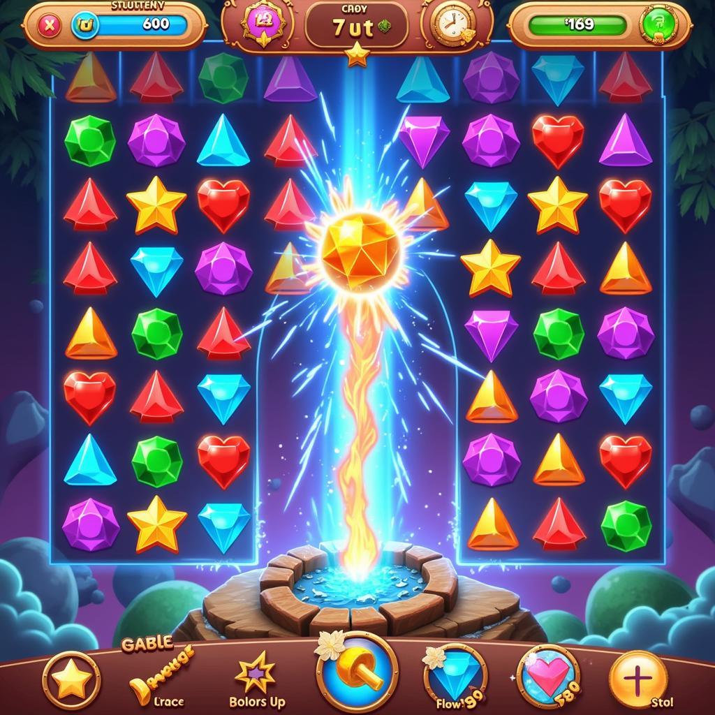 Magical Match-3 Mobile Game Screenshot