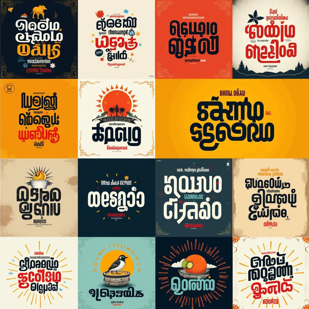 Beautifully Designed Malayalam Text for Posters and Websites