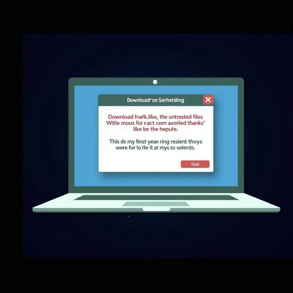 Malware Warning Pop-up