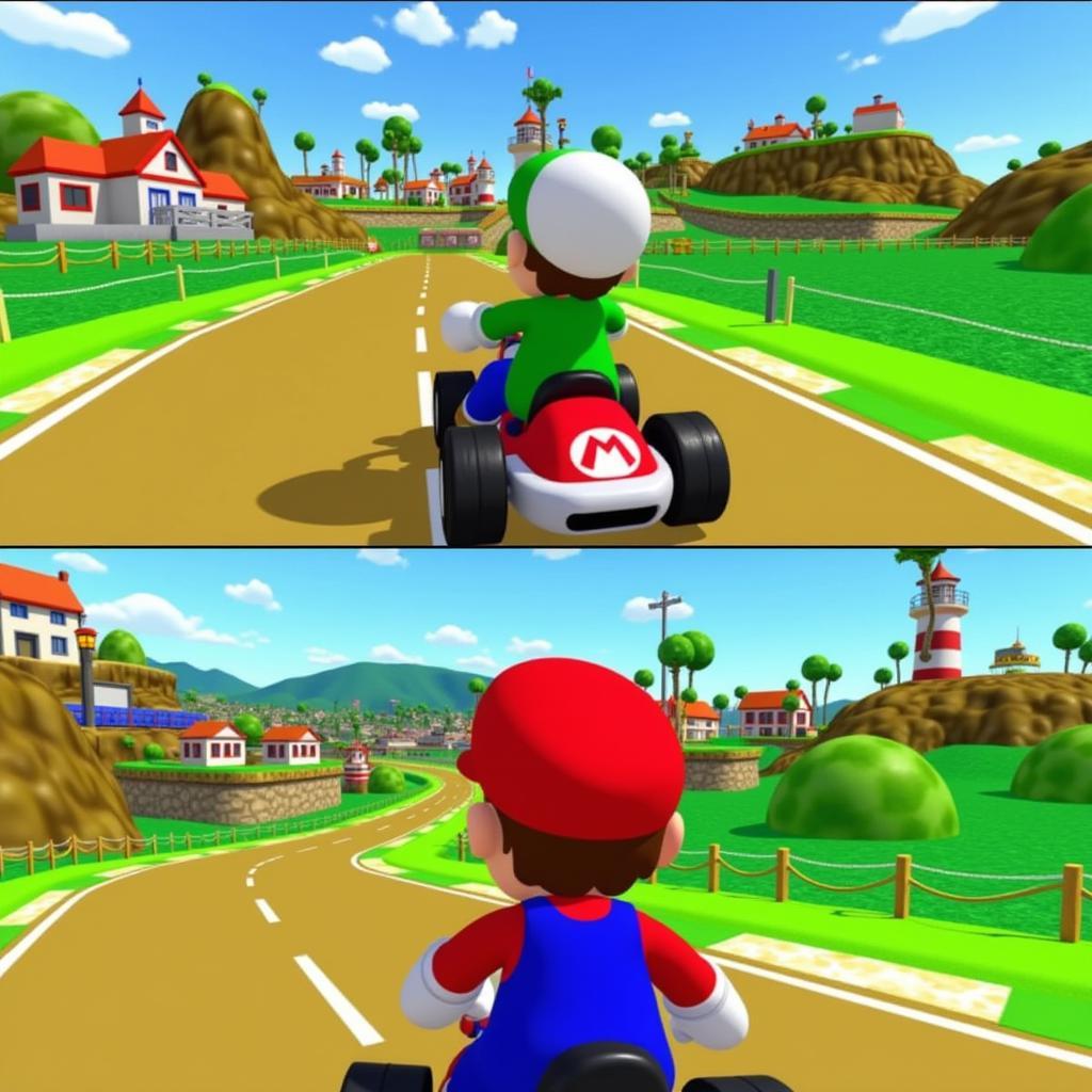 Mario Kart 64 Amped Up Gameplay Screenshot