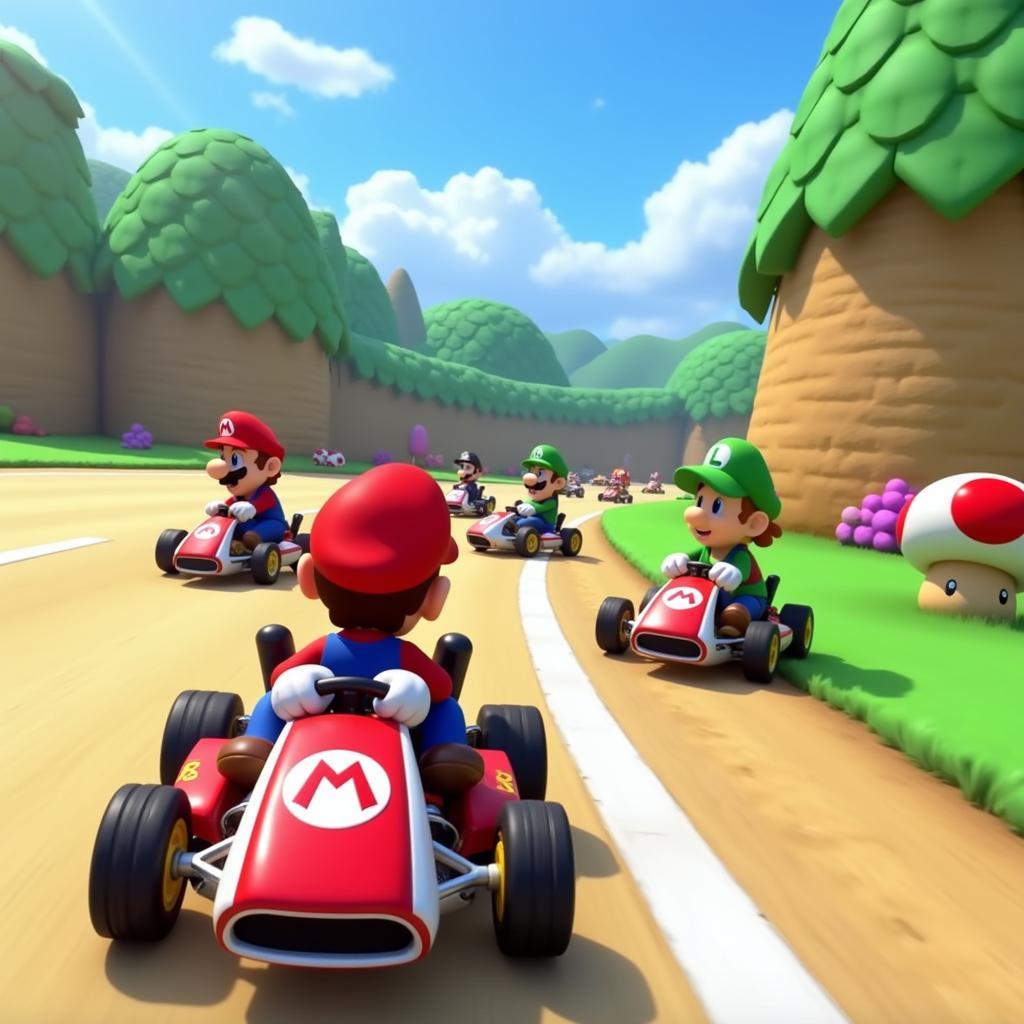 Mario Kart 64 Gameplay Screenshot