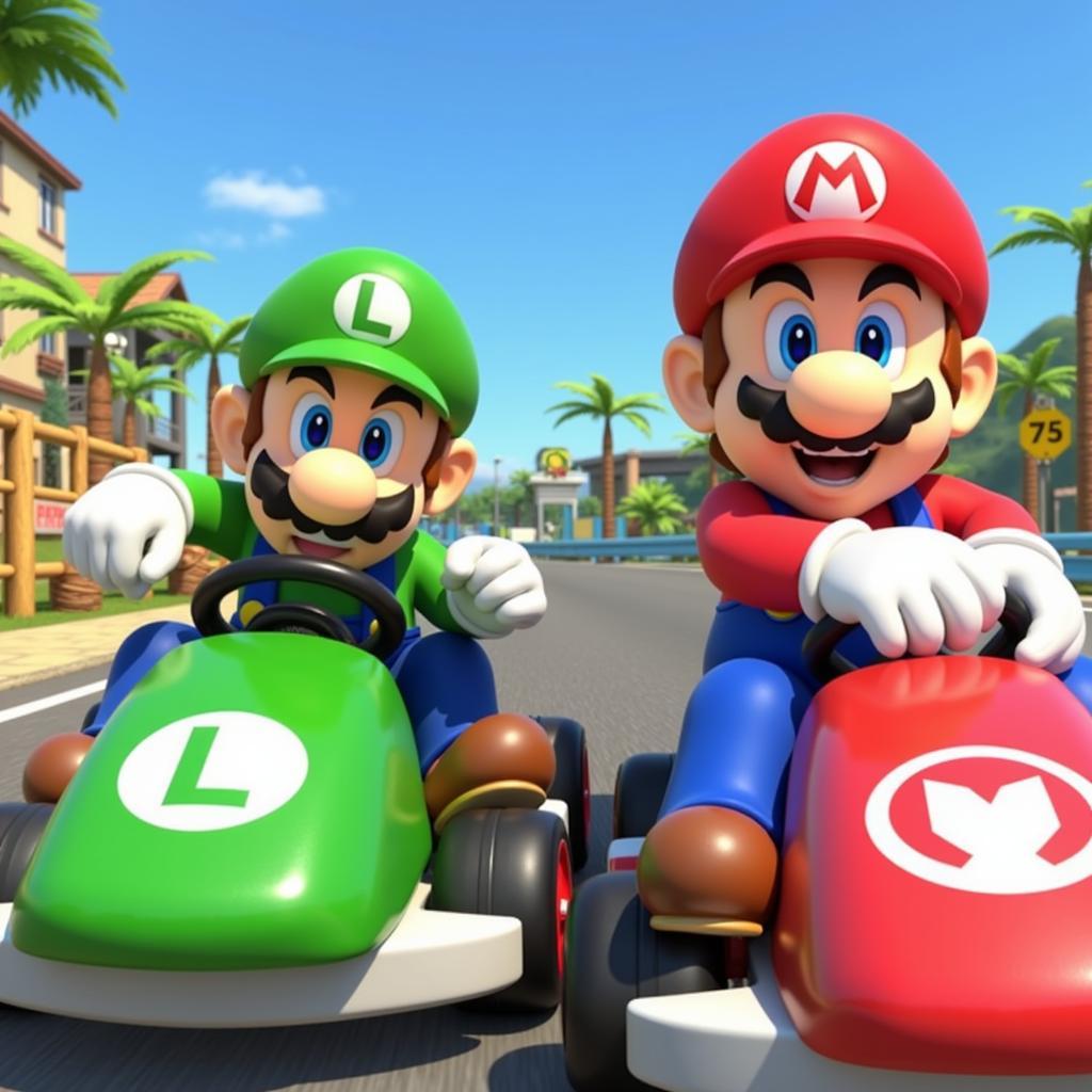 Mario Kart 7 Gameplay Screenshot