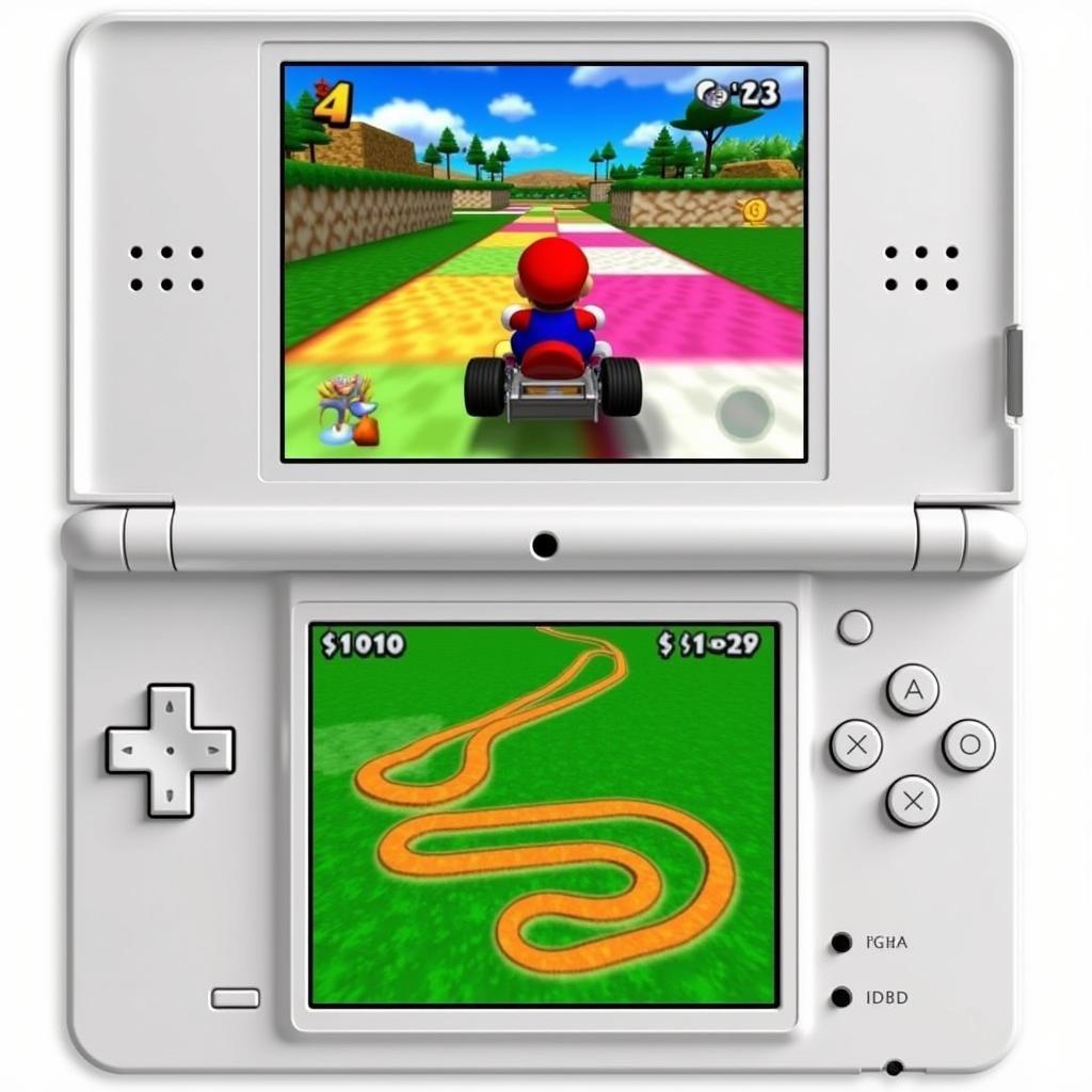 Mario Kart DS Gameplay Screenshot