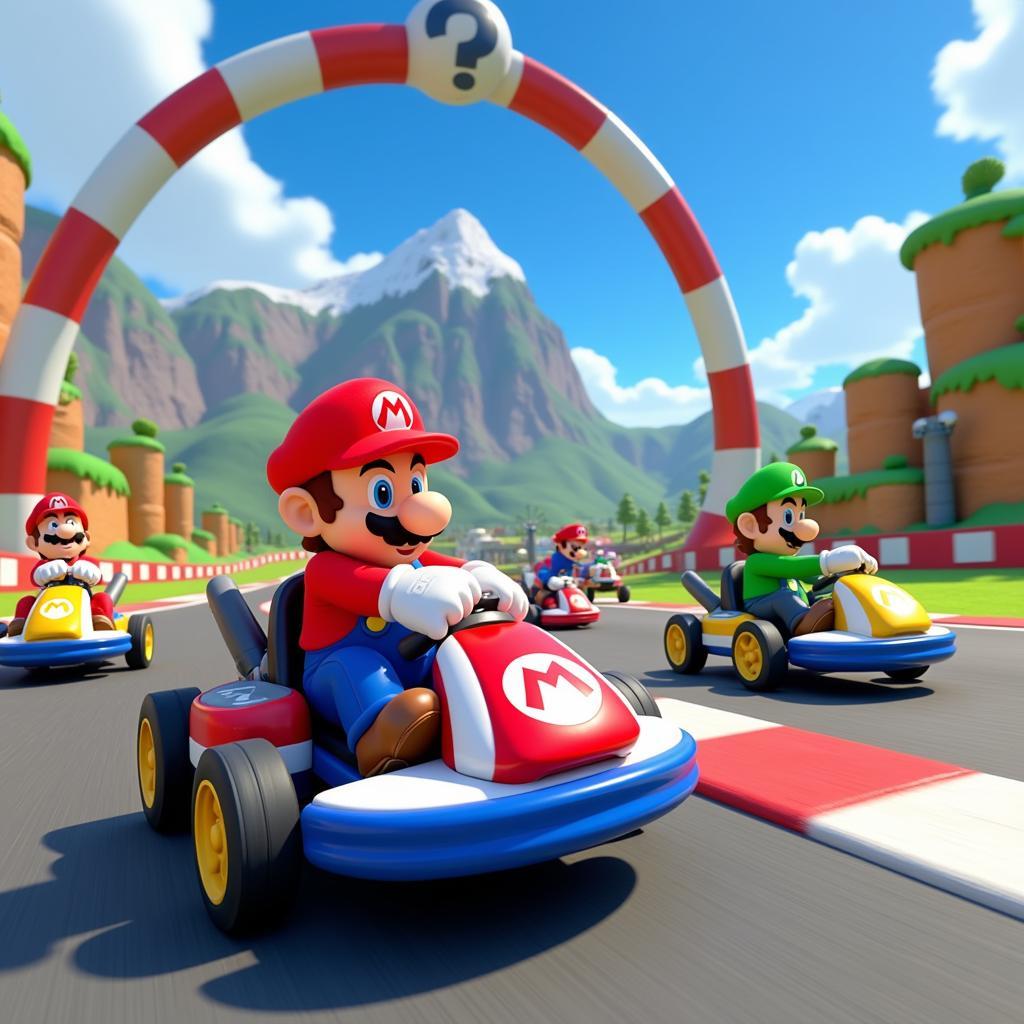 Mario Kart Gameplay