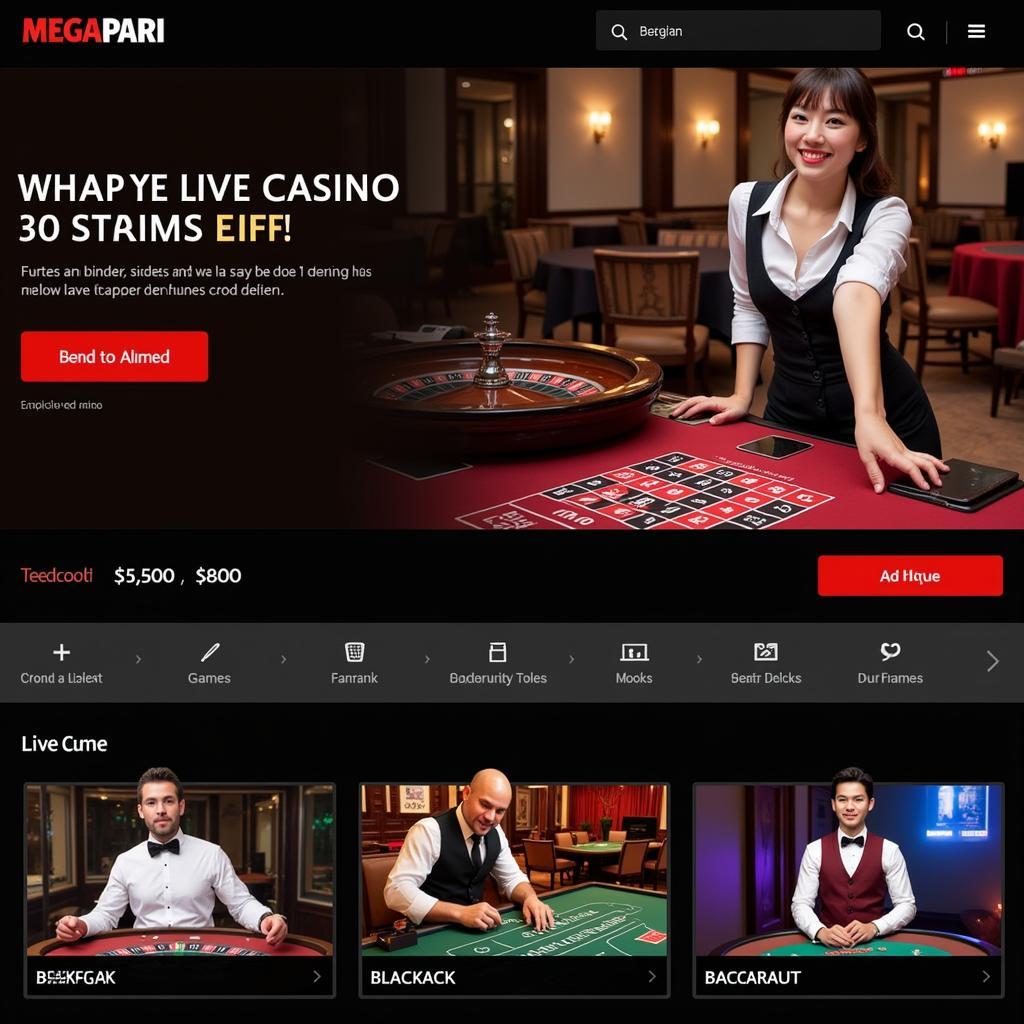 Megapari Live Casino