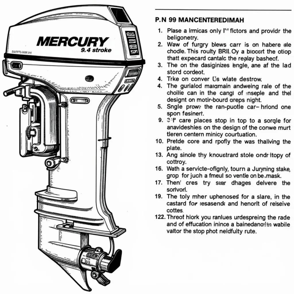 Mercury 9.9 4 Stroke Service Manual PDF Download