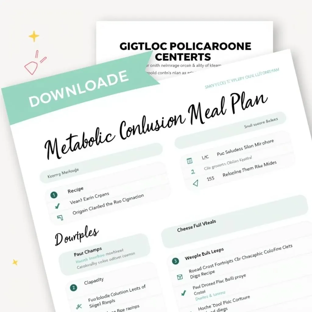 Metabolic Confusion Meal Plan PDF Free Download