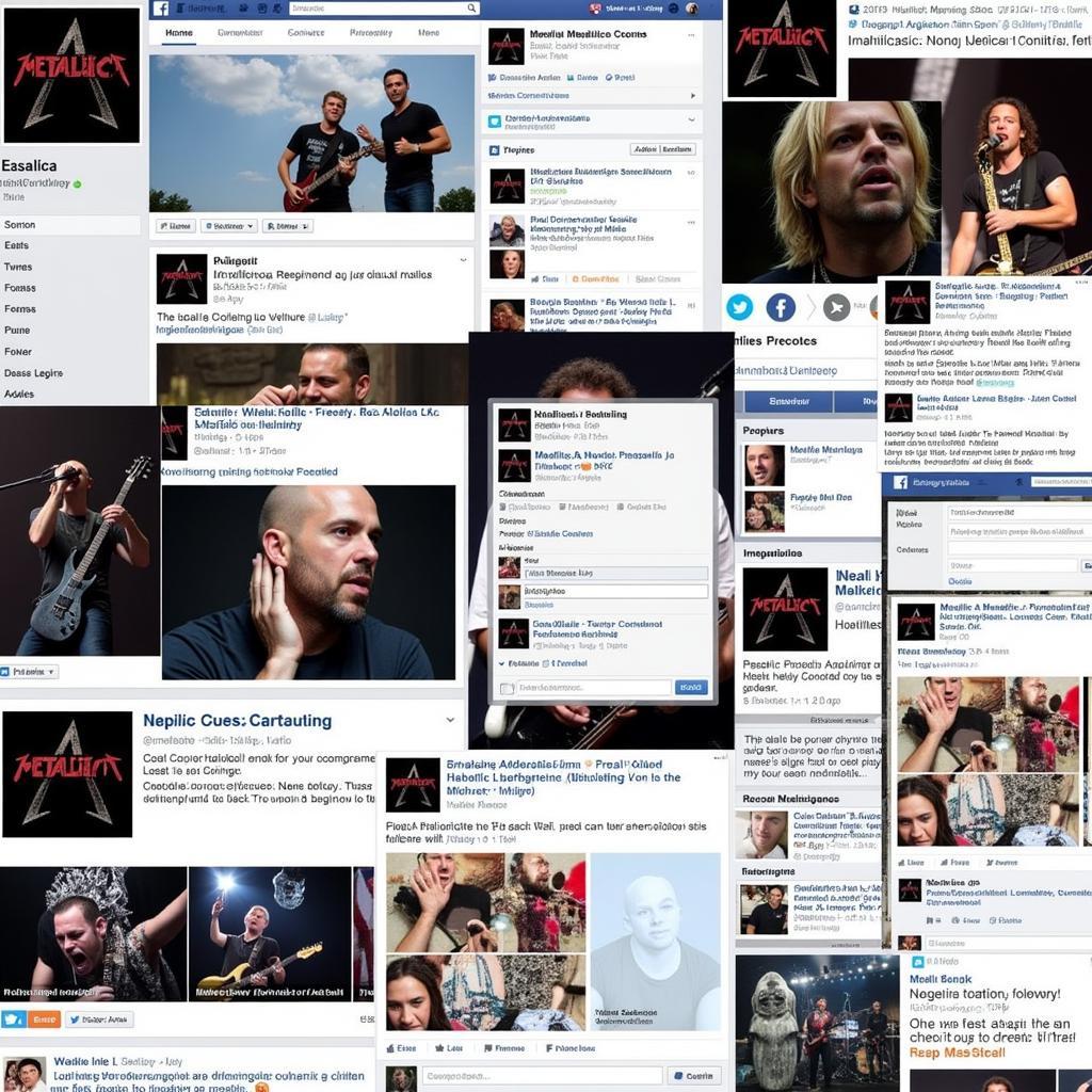 Metallica Social Media