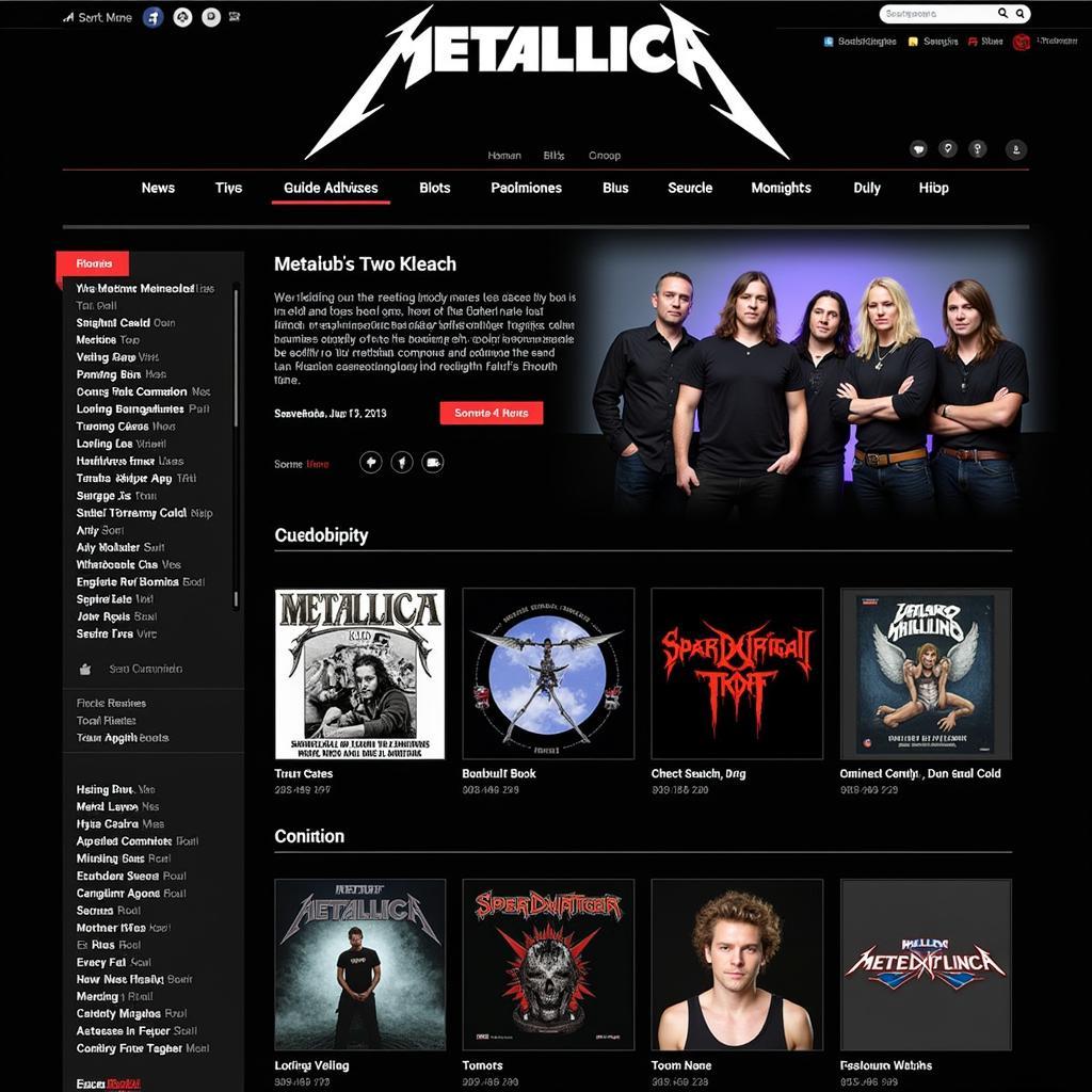 Metallica Website