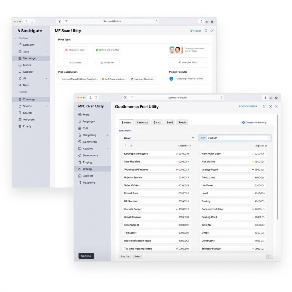 MF Scan Utility Interface