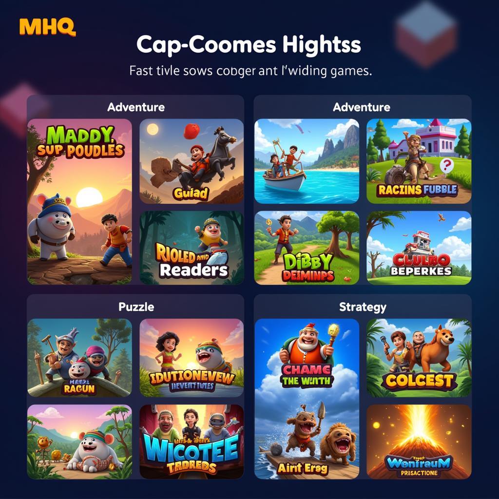 MHQ app game categories