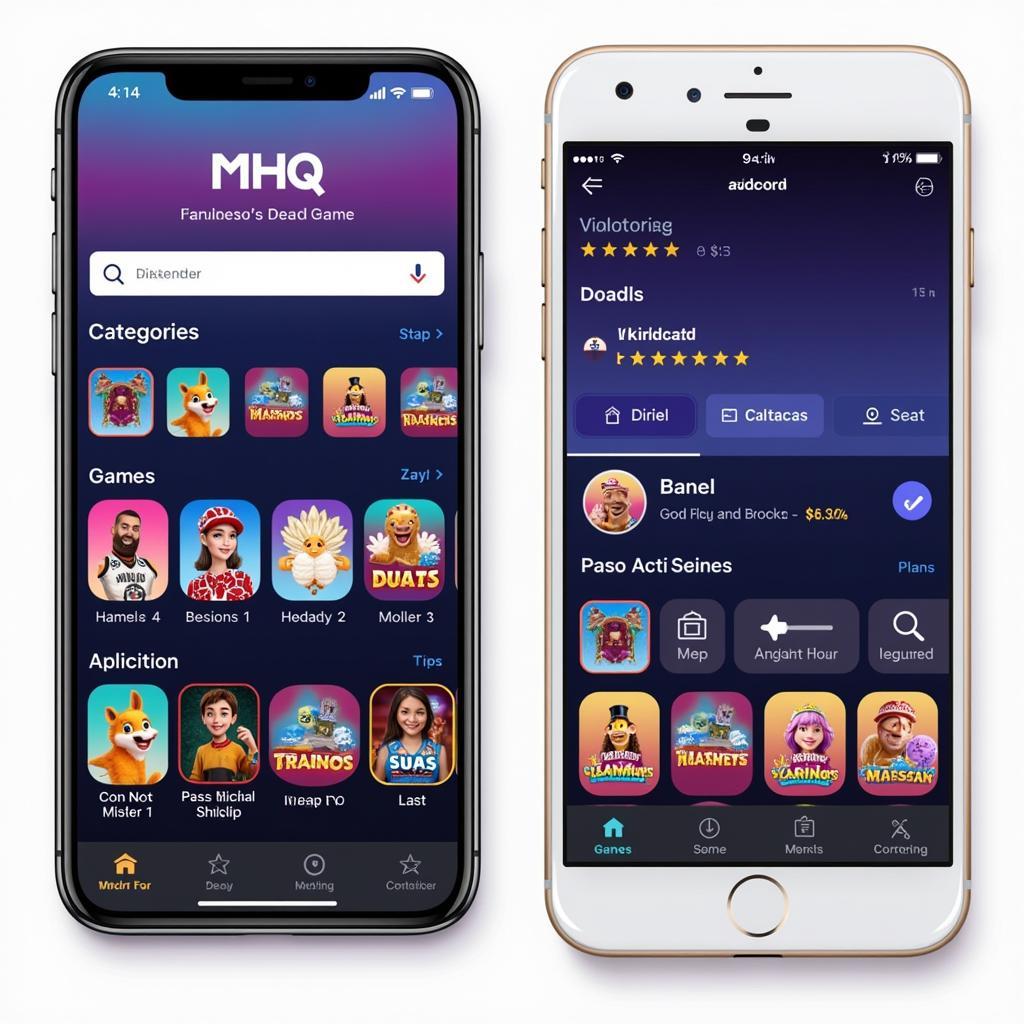 MHQ App Interface