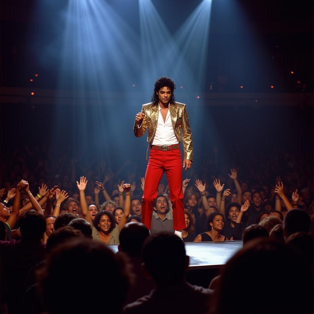 Michael Jackson performing live in Chicago