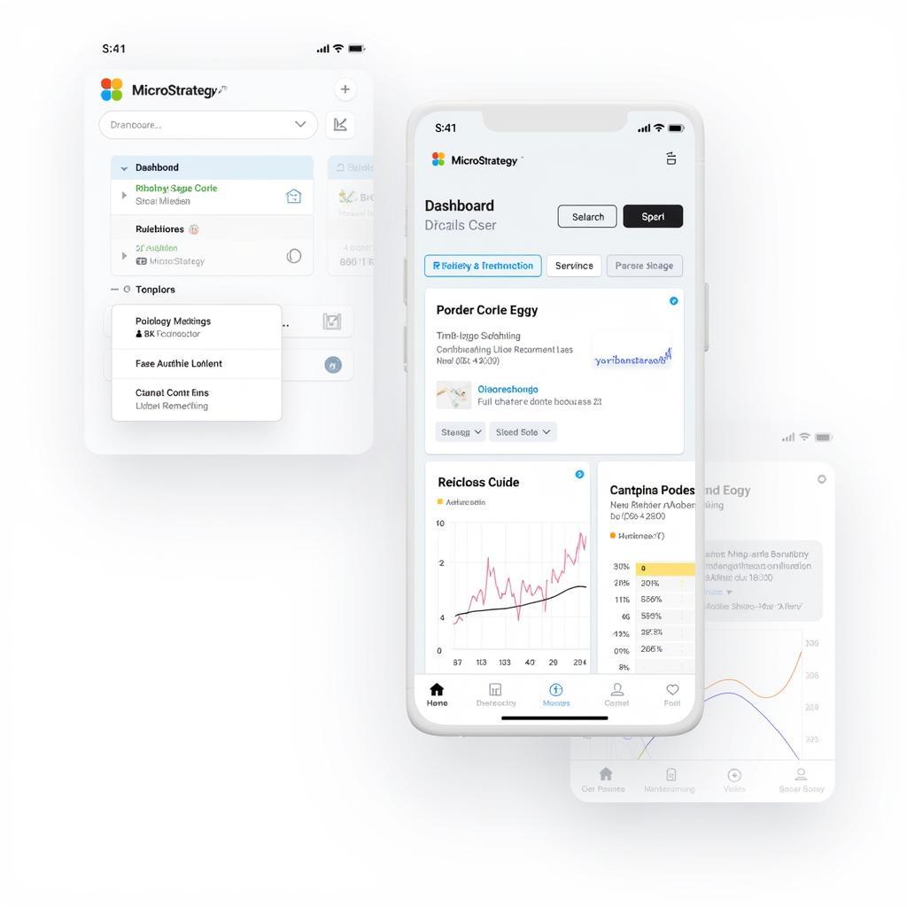 Microstrategy Mobile App Interface