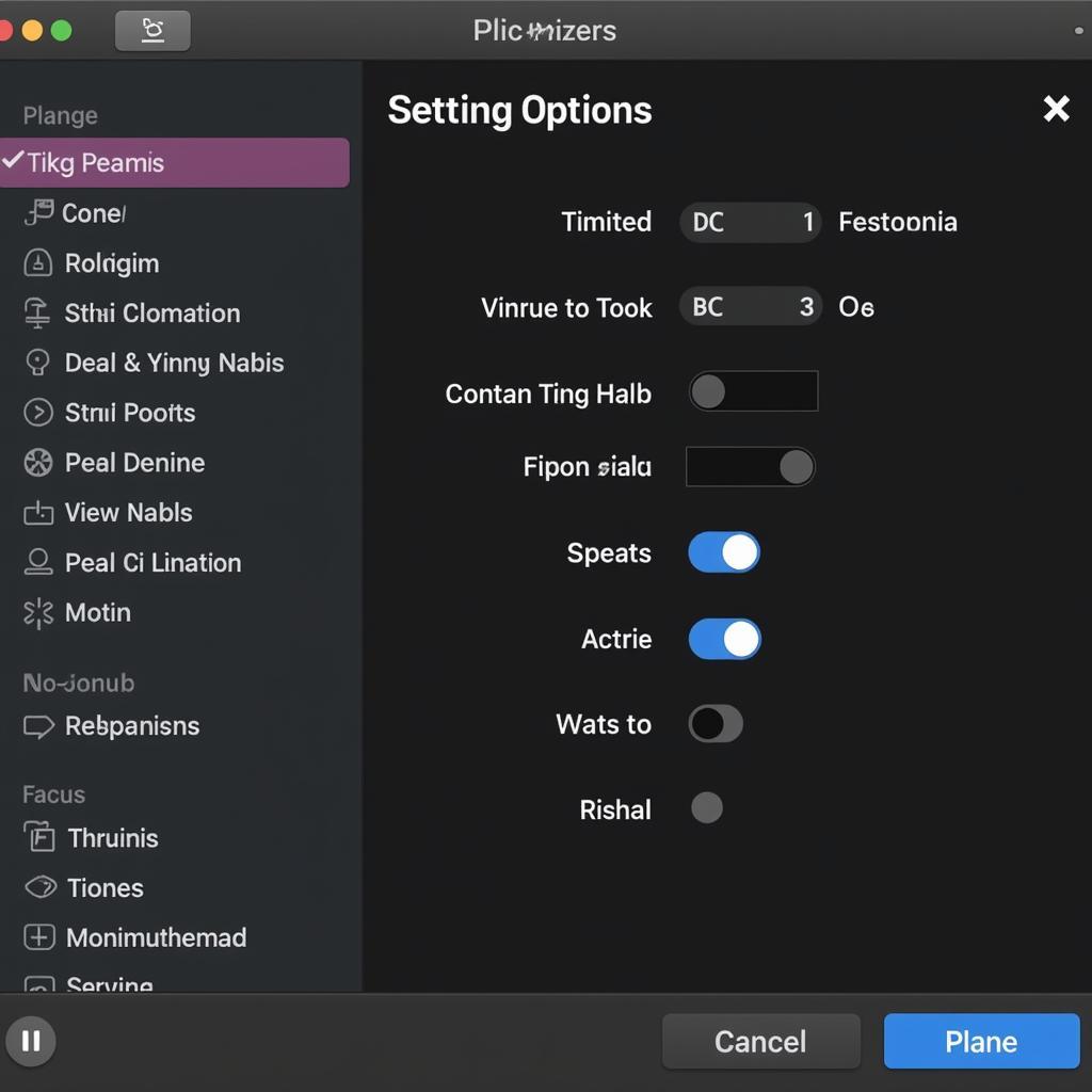 Mika Player Settings