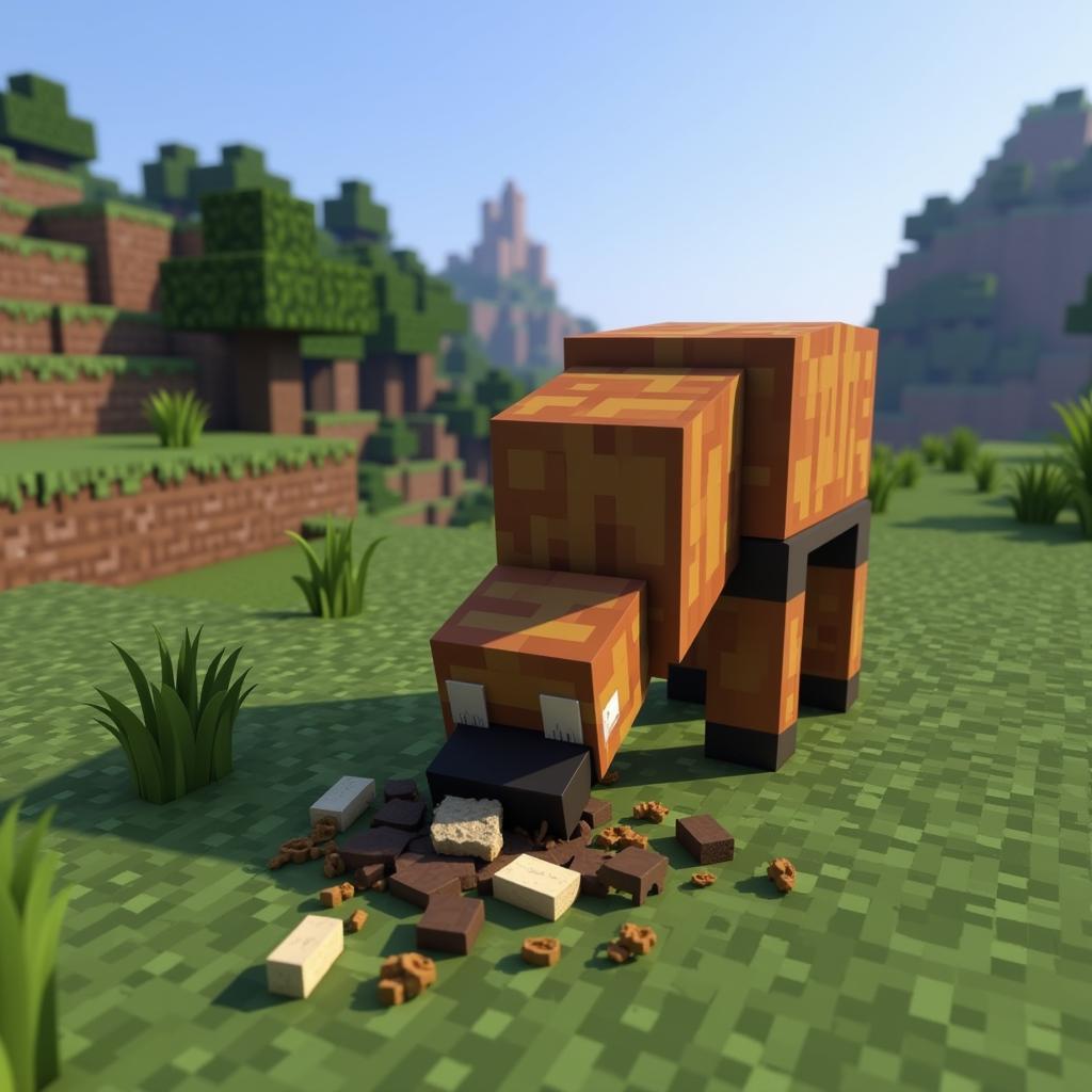 Sniffer in Minecraft 1.20.60