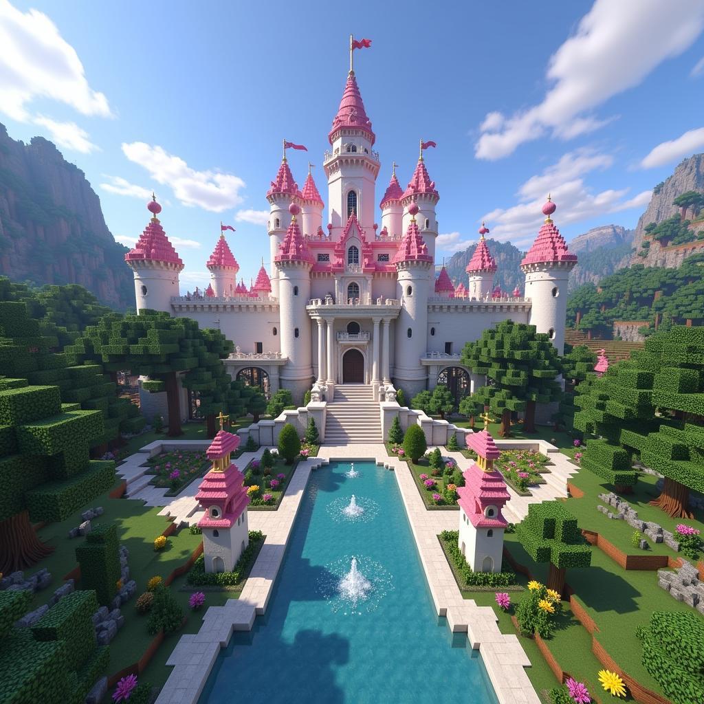 A Majestic Minecraft Girl Kingdom