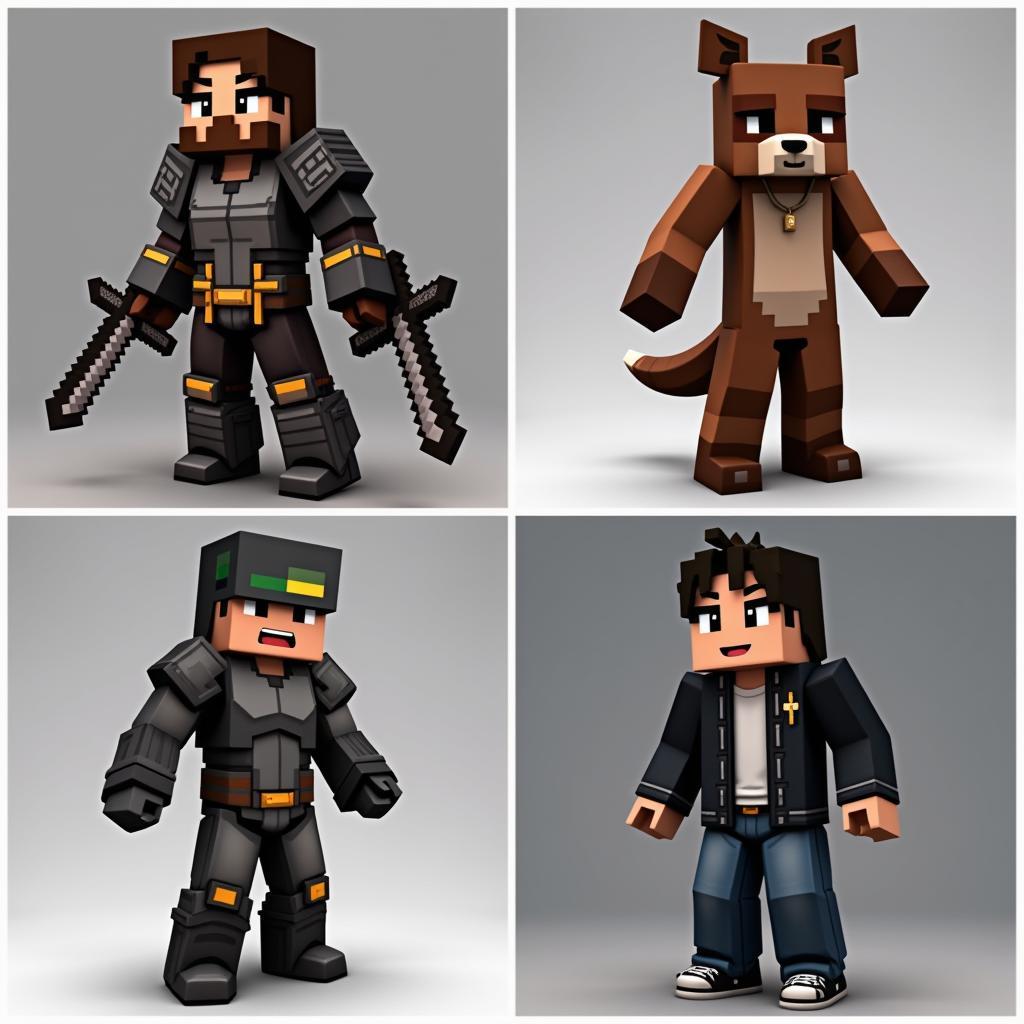 Minecraft Skin Pack Examples