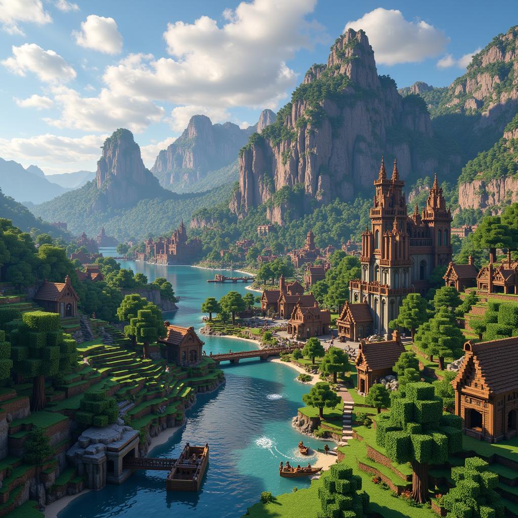 Vast Minecraft Worlds and Their Storage Impact