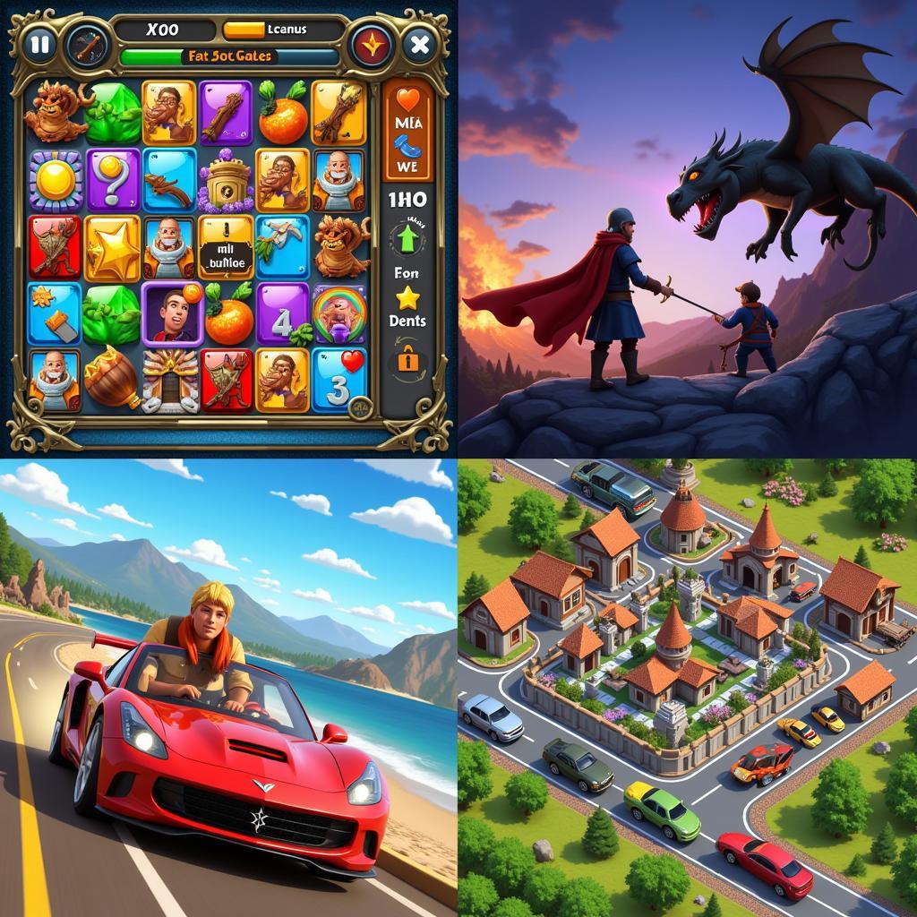 Variety of Mobile Games