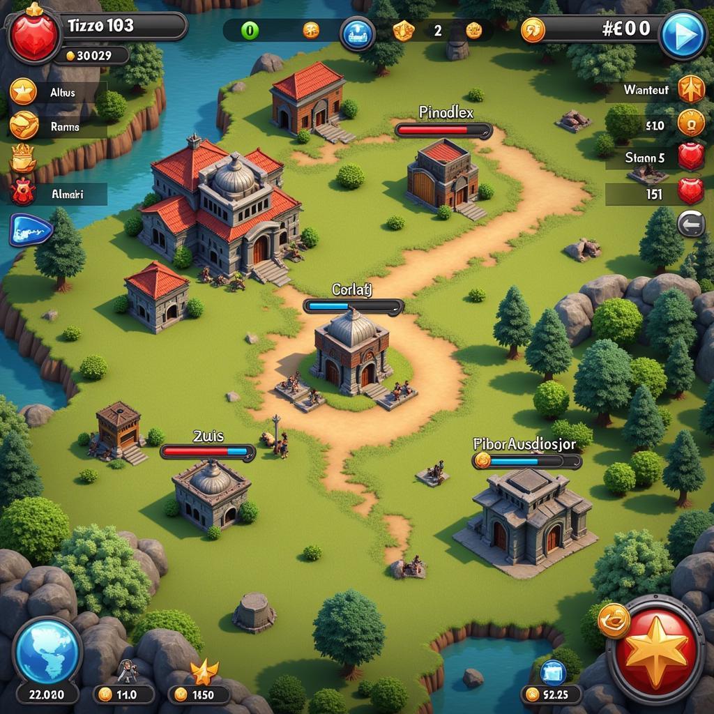 Building empires in mobile strategy games