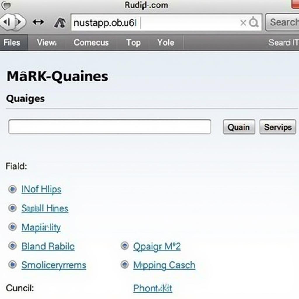 MP3 Search Engine Interface