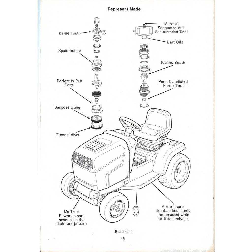 Murray Lawn Mower Parts Diagram