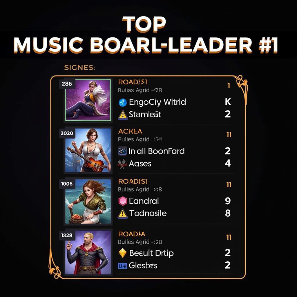 Music Card Game Leaderboard