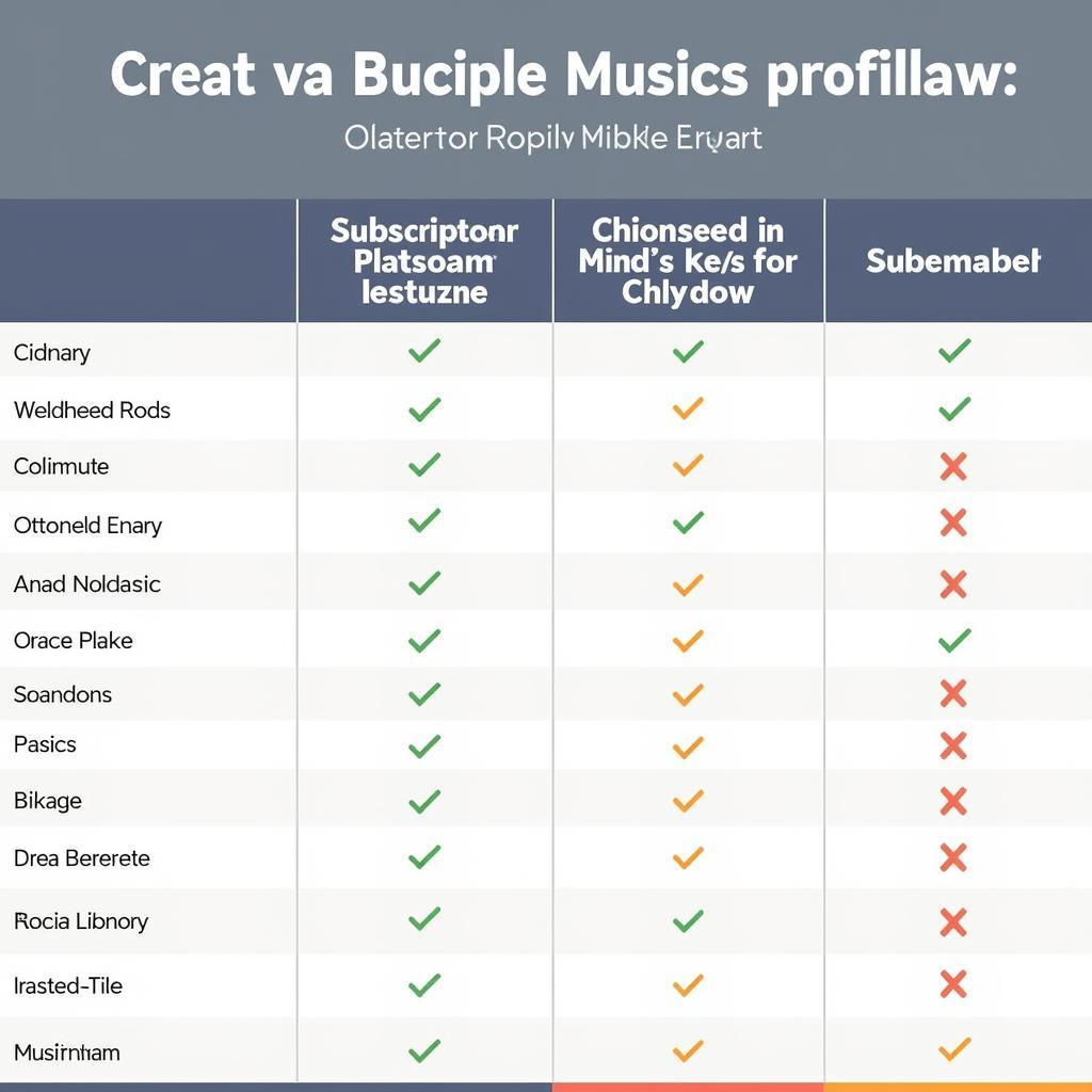 Comparing Music Platforms