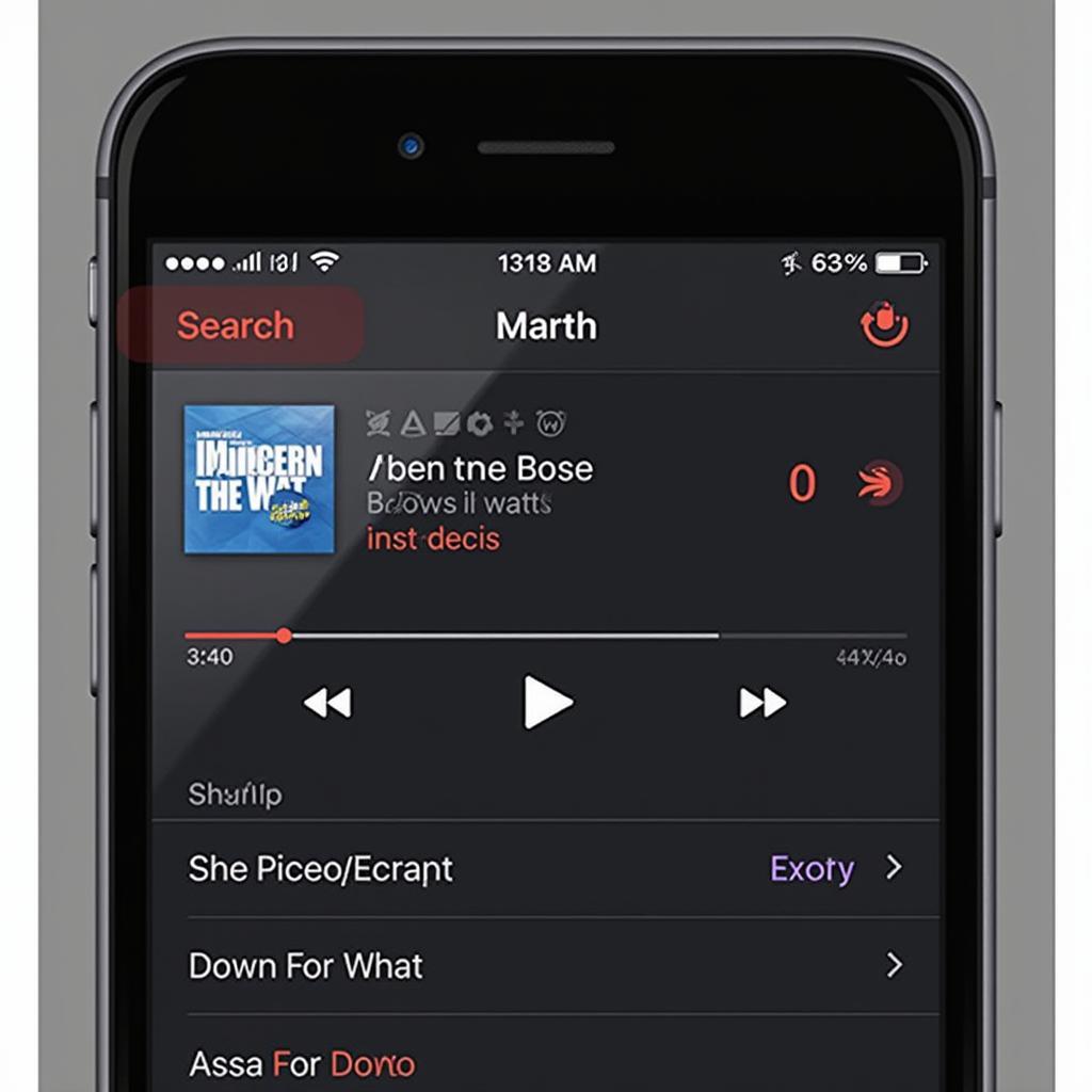 Music Streaming App Interface