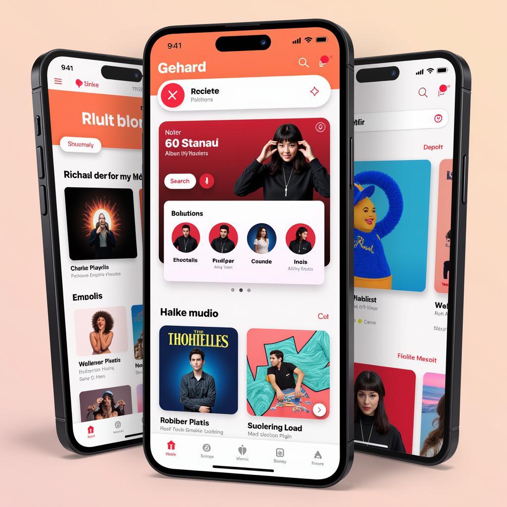 Music Streaming App Interface