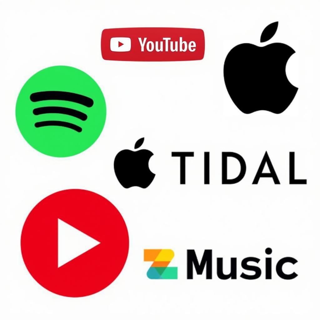 Popular music streaming apps