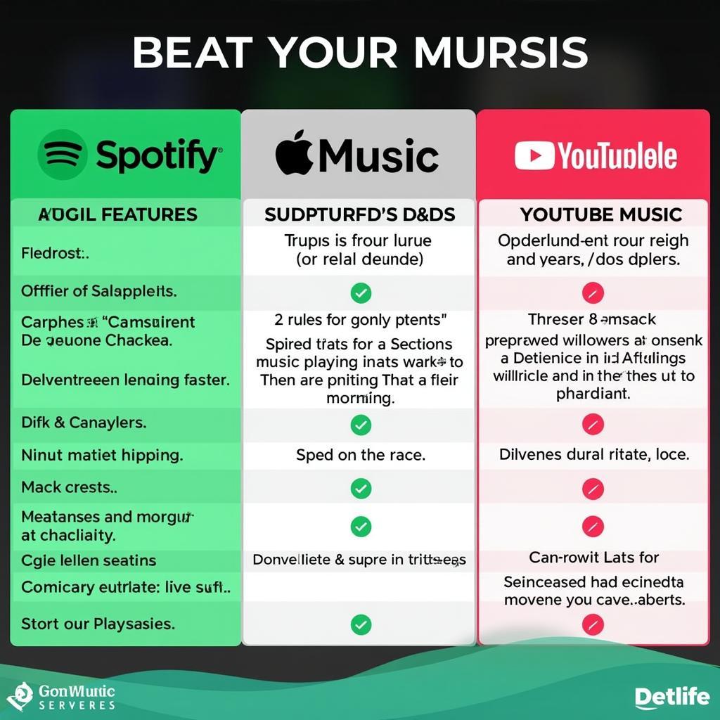 Music Streaming Platform Comparison