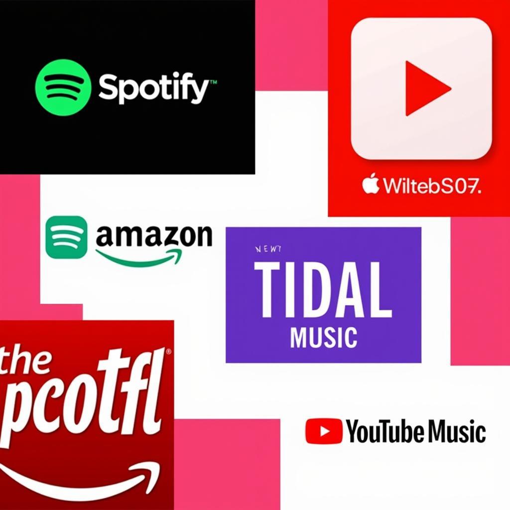 Popular Music Streaming Platforms Logos