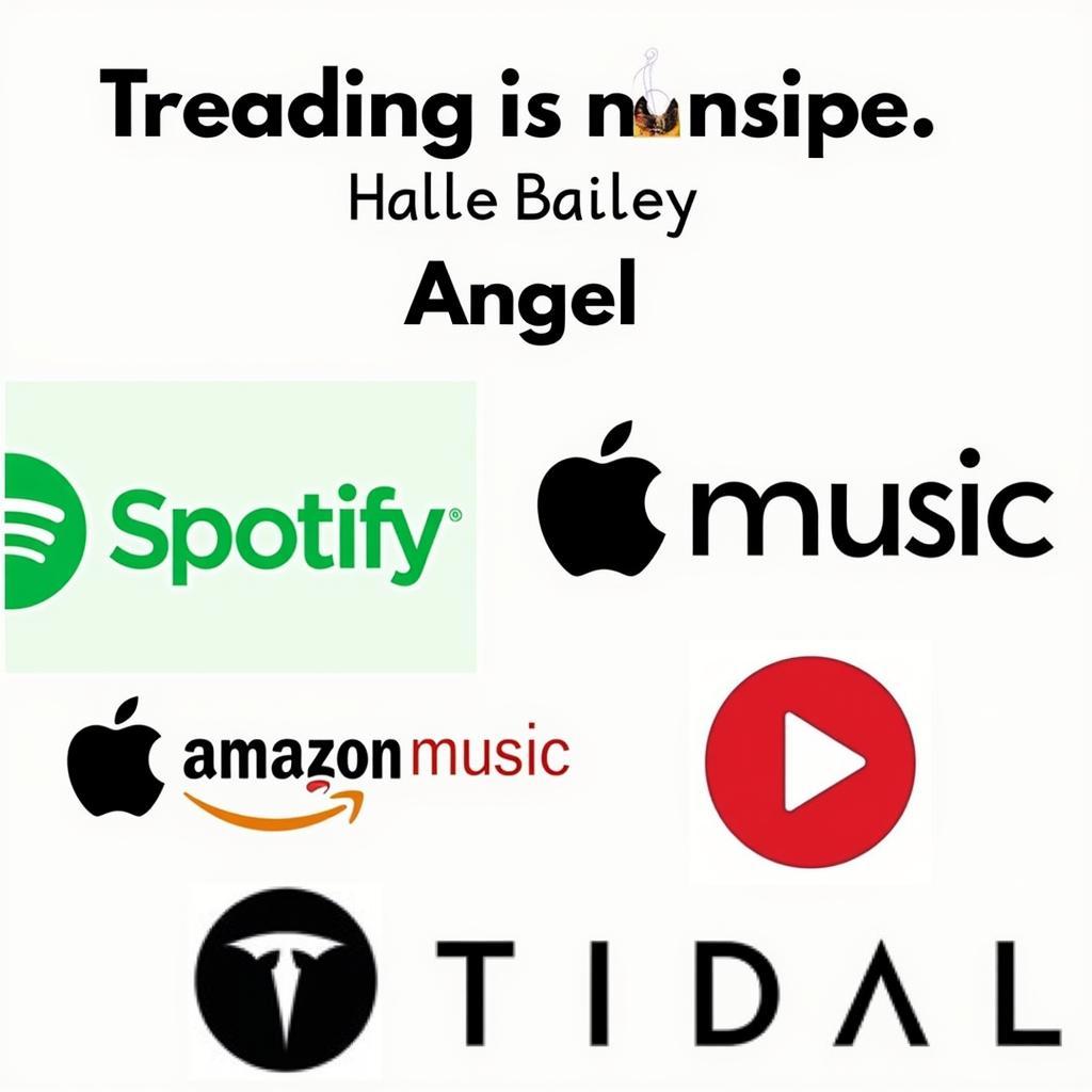 Music streaming platforms logos