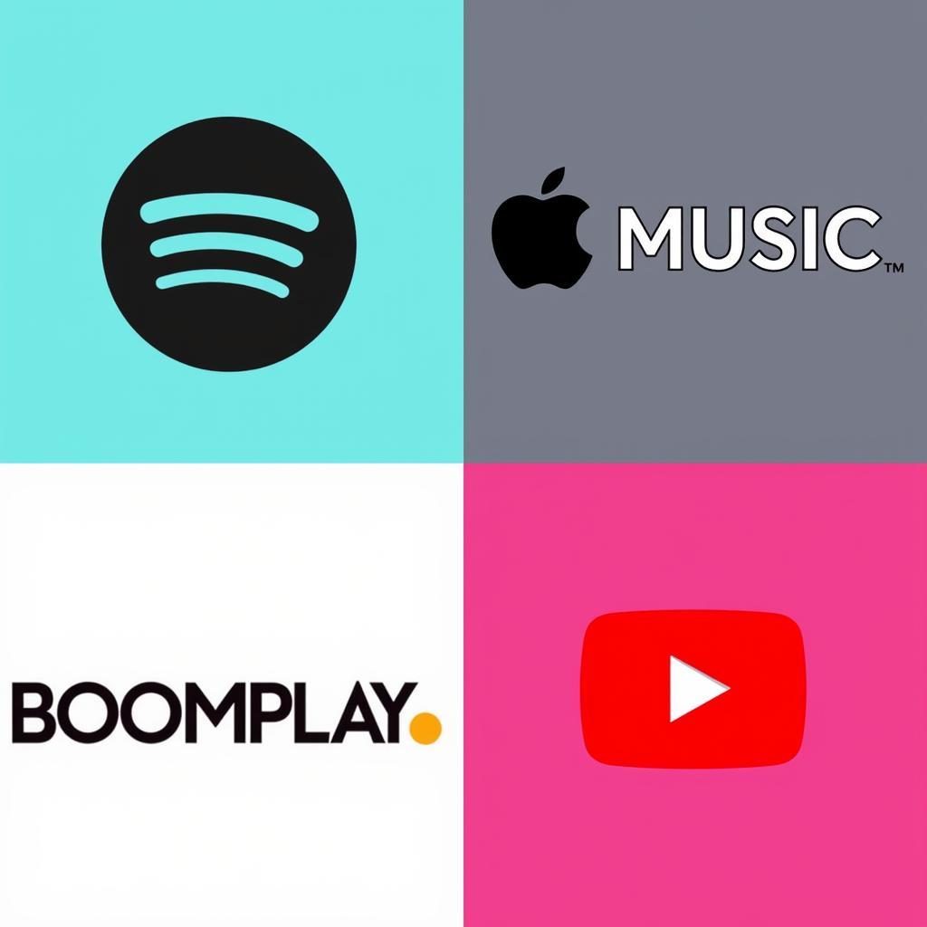 Music Streaming Platforms Logos