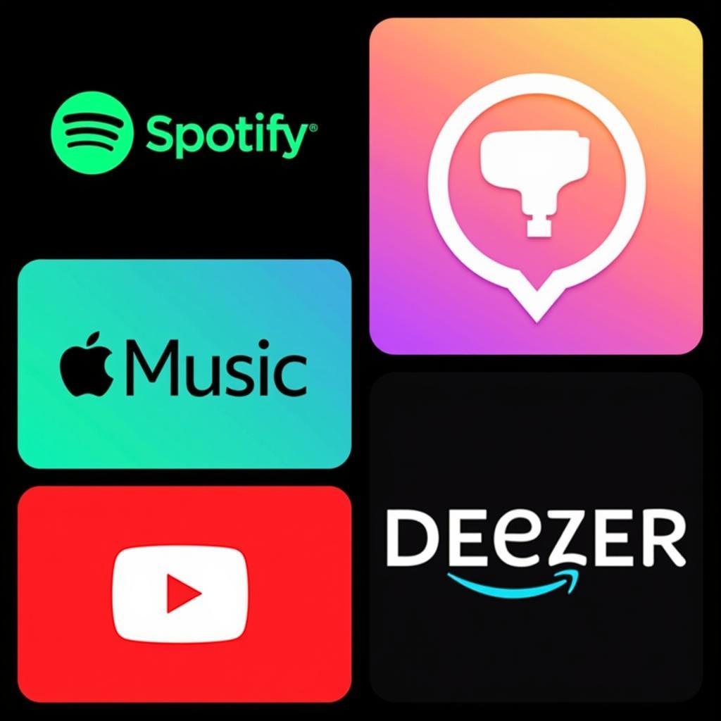 Music Streaming Platforms Logos