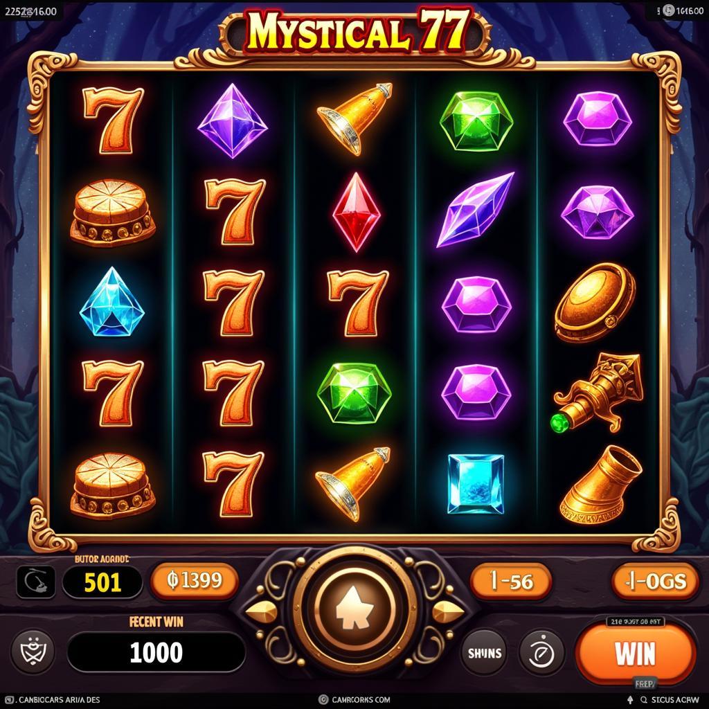 Mystical 777 Gameplay Screenshot