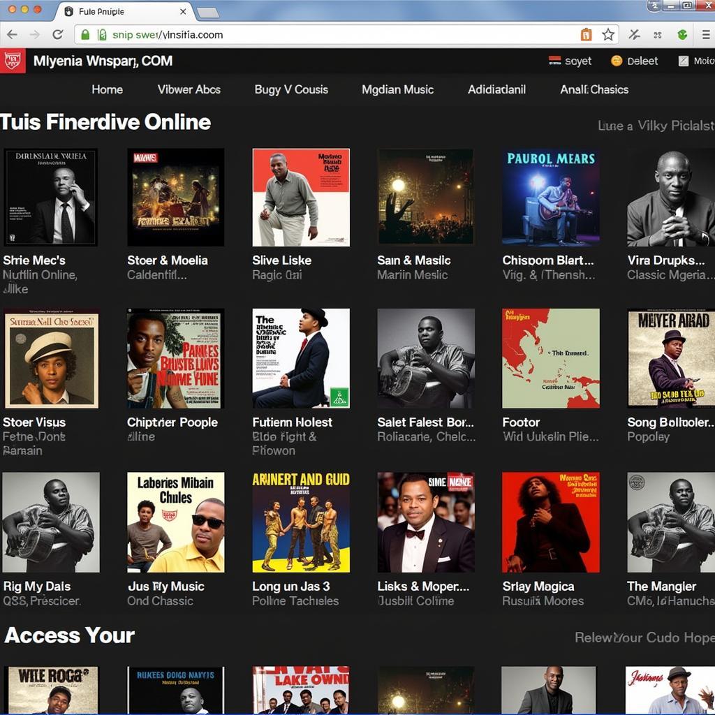 Nigerian Music Download Platform