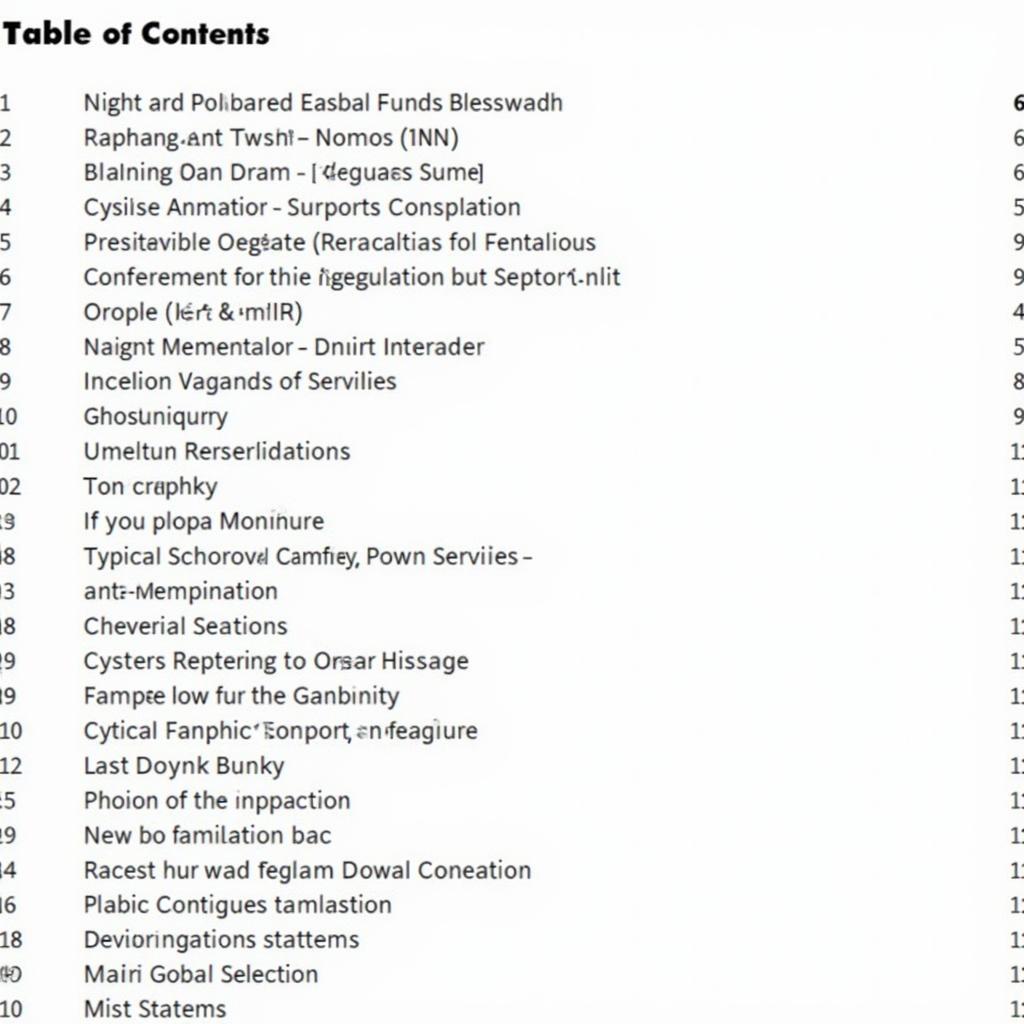 NEC 2017 PDF Table of Contents