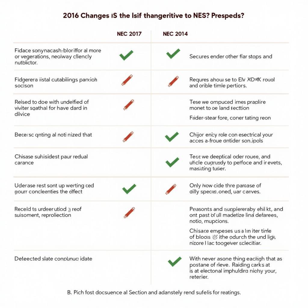 NEC 2017 vs. NEC 2014 Key Changes Comparison