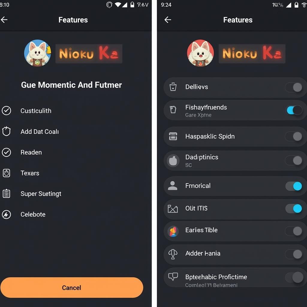 Neko Mod APK Interface