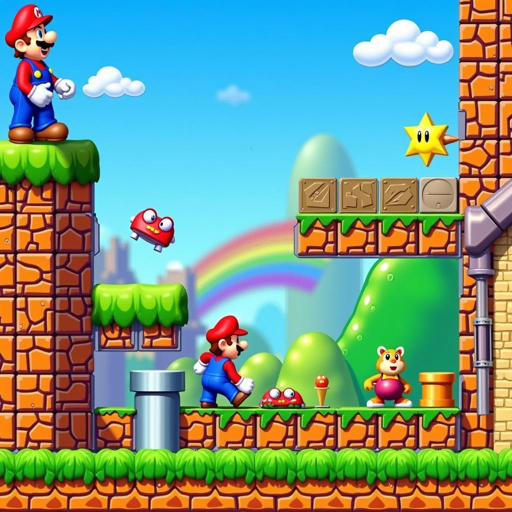 New Super Mario Bros. DS Gameplay Screenshot