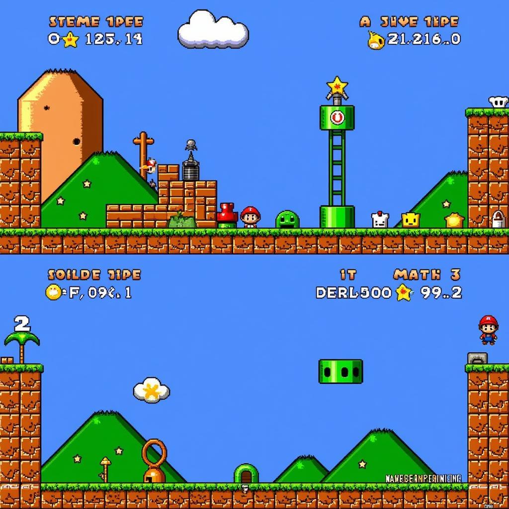 New Super Mario Bros. Wii DS ROM Hack Gameplay Screenshot