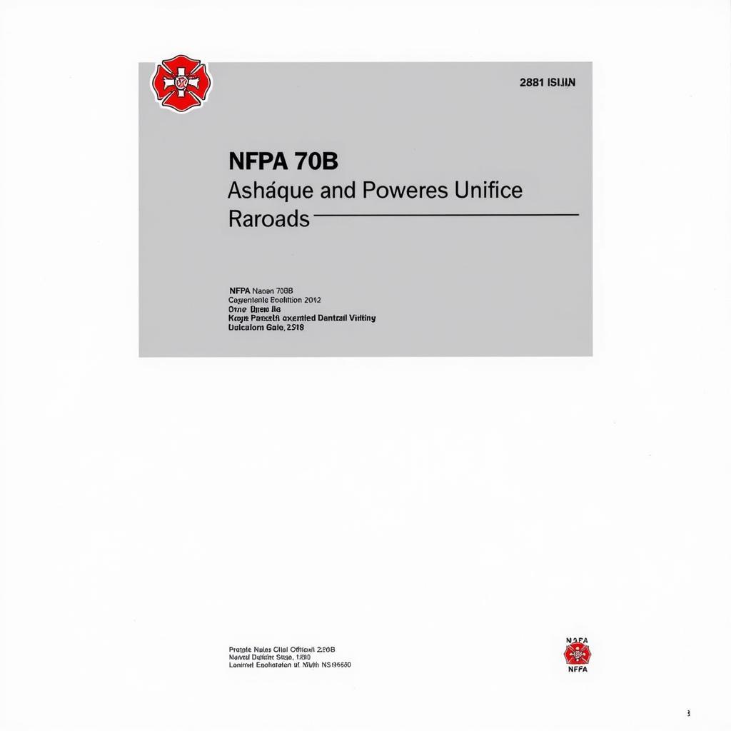 NFPA 70B Standard Cover