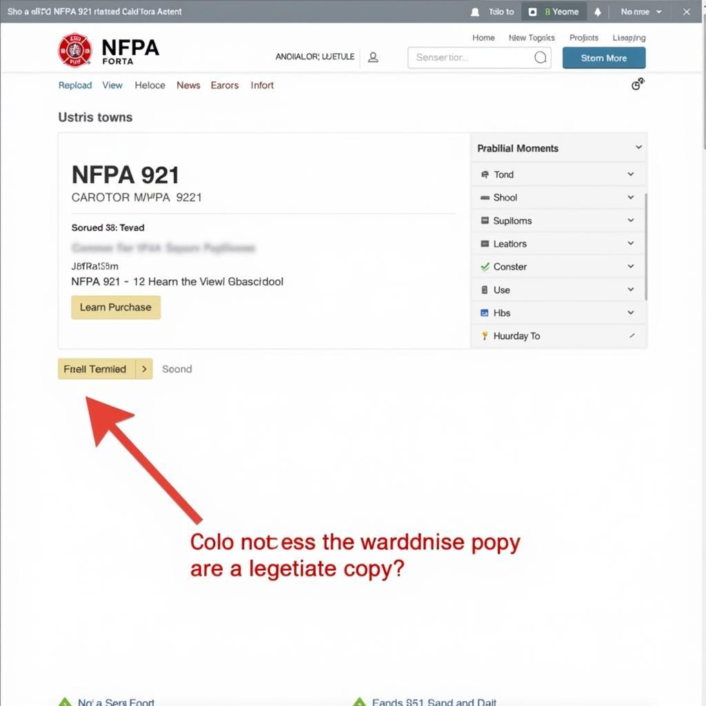 Accessing NFPA 921