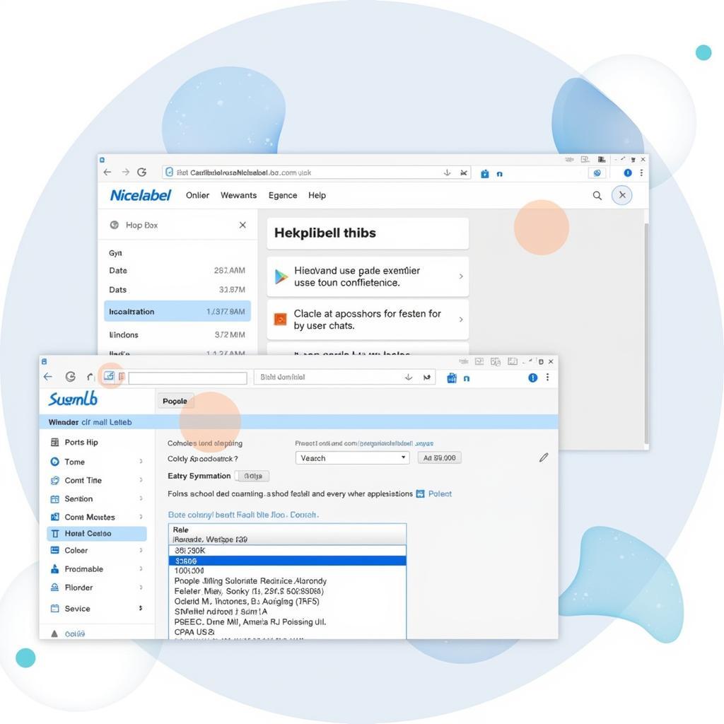 Nicelabel software interface