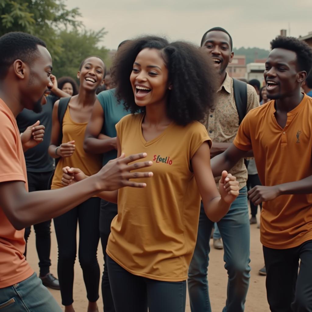 Nigerian Youths Dancing to Mohbad's Hit Song