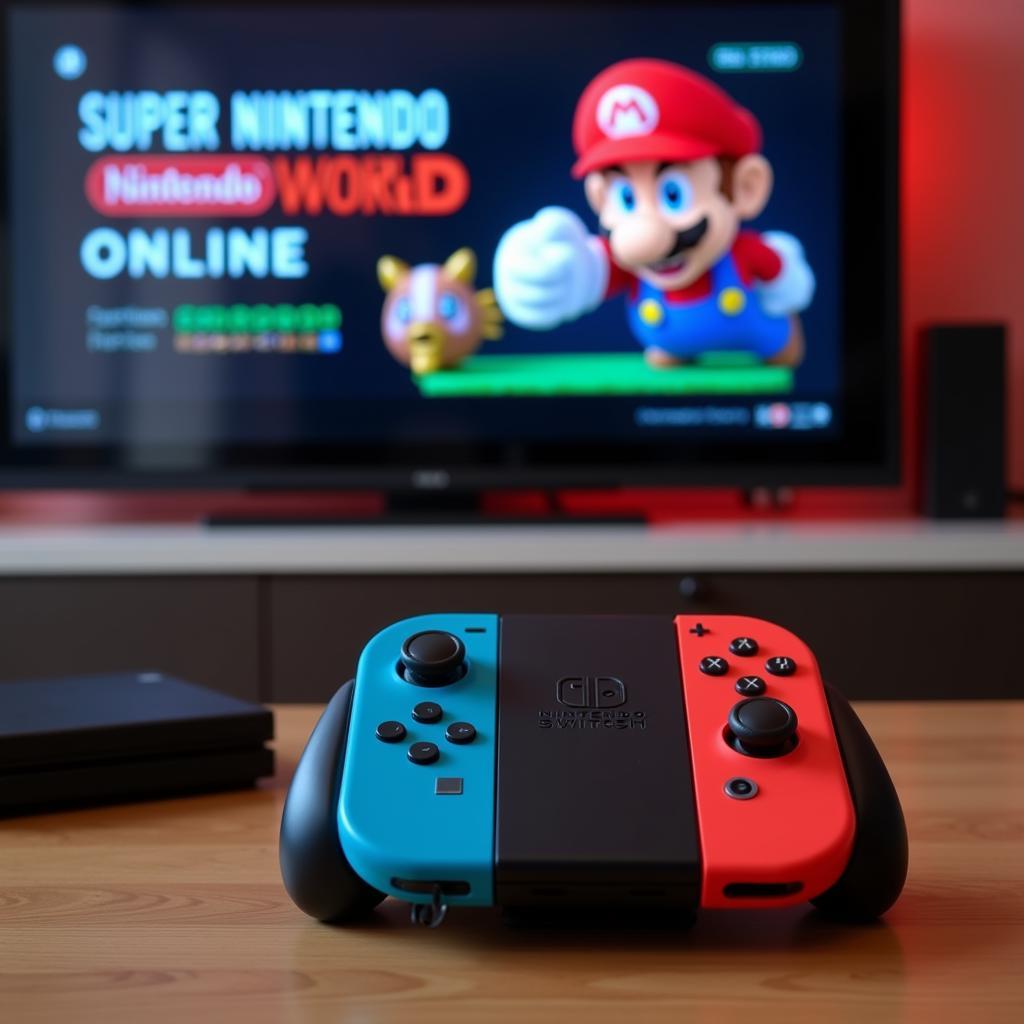 Accessing Super Mario World on Nintendo Switch Online