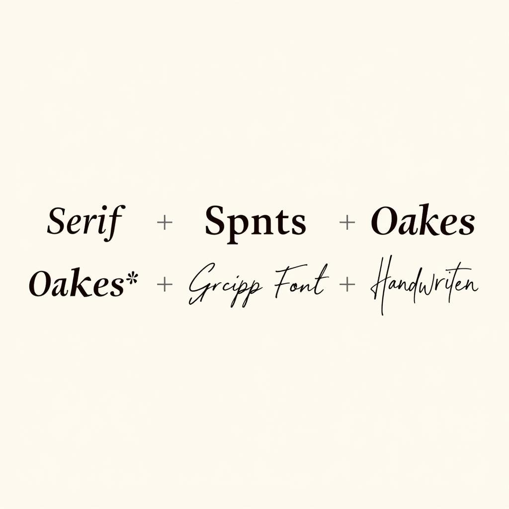 Oakes Grotesk Font Pairing Examples